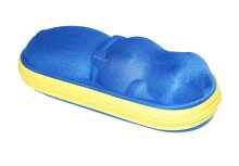 Niedliches Brillenetui für Kinder in Nilpferd Form blau