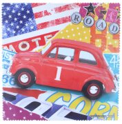 La Kelnet Microfasertuch CARS - US Red Car