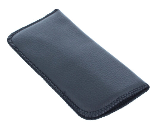 Hübsches weiches Einsteckbrillenetui SLIPIN  in Schwarz