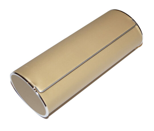 Sehr Edles Brilenetui "Silvie" in Seidenoptik und mit Magnetverschluss Gold