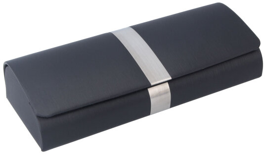 Brillenetui mit Magnetverschluss "Sandro" in Schwarz