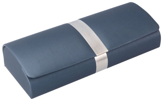 Brillenetui mit Magnetverschluss "Sandro" in Blau