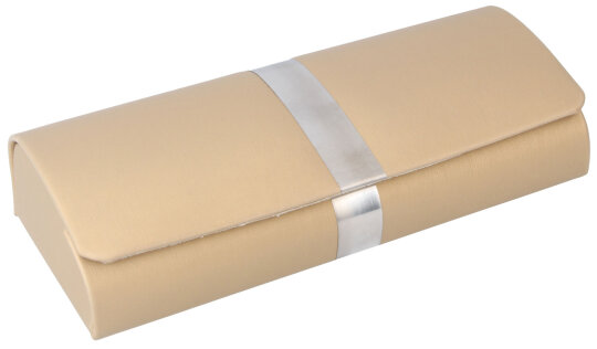 Brillenetui mit Magnetverschluss "Sandro" in Gold