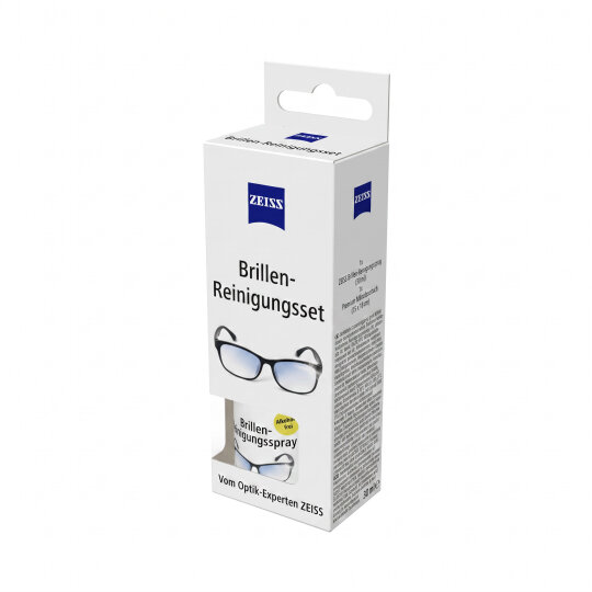 ZEISS Brillen-Reinigungsset - 30 ml Spray + 18x15cm Mikrofasertuch