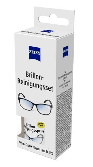 ZEISS Brillen-Reinigungsset - 30 ml Spray + 18x15cm Mikrofasertuch