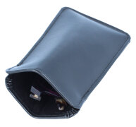 Schlichtes Kunstleder - Einstecketui PEPPER in schwarz