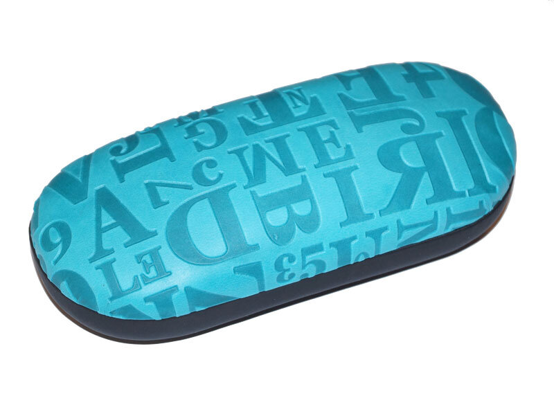 Brillenetui CHELTENHAM - Hartschalen-Etui Im Lederlook Dunkelblau