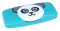 Süßes Brillenetui LUCKY türkis mit Panda-Motiv