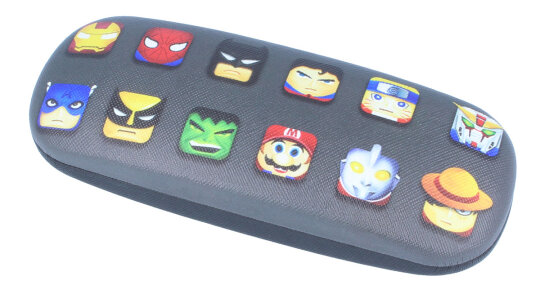 cooles Brillenetui für Kinder mit Superhelden