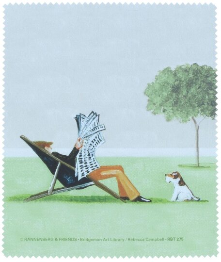 Microfasertuch / Brillenputztuch von Rannenberg & Friends - "The Good Life"
