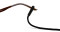 Brillenband 73 cm mit Silikonende - schwarz - klein 3 mm oder 5 mm Aufnahme