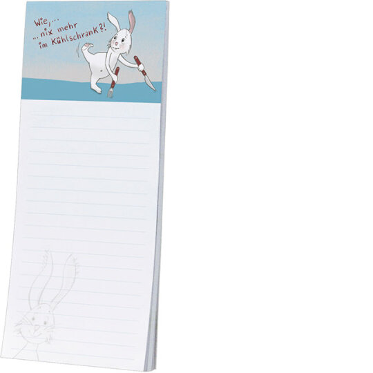 Praktisches Rannenberg & Friends Kühlschrank-Blöckchen "...nix im Kühlschrank"