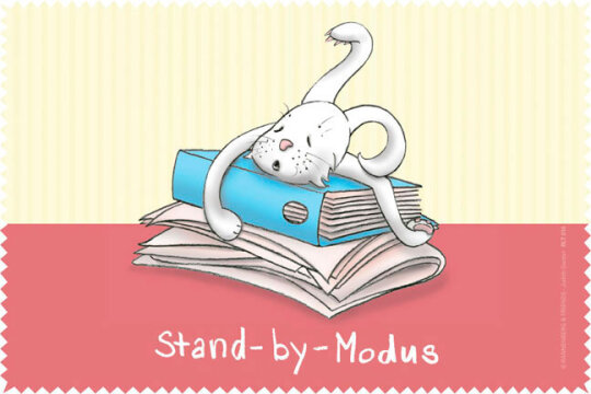 Microfasertuch/ Laptoptuch von Rannenberg und Friends"Stand-by-Modus"