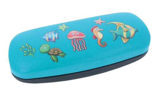 niedliches Brillenetui SPLASH in türkis