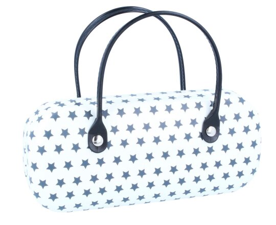 Hübsches Brillenetui / Handtasche mit dem Motiv Sterne