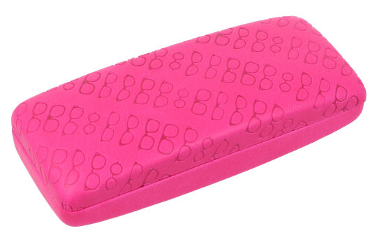 schönes Brillenetui MAURITIUS JOY - KOLLECTION mit Prägung in pink