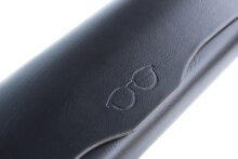 Elegantes, Glattes Kunstleder - Etui Murcia mit Magnetverschluss in Schwarz