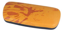 robustes Brillenetui SOCCER in orange