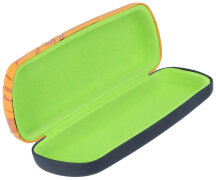 robustes Brillenetui SOCCER in orange