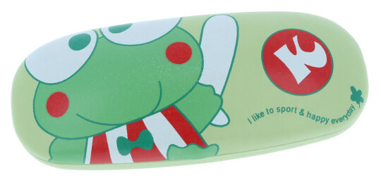 süßes Brillenetui für Kinder "Frosch" mit Metallscharnier [B-Ware]