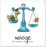 Sternzeichen Microfasertuch "Waage" von La Kelnet