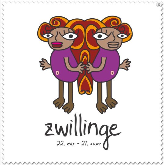 Sternzeichen Microfasertuch "Zwilling" von La Kelnet