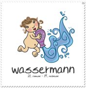 Sternzeichen Microfasertuch "Wassermann" von La...