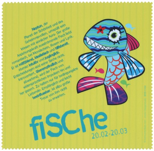 Polyclean Microfasertuch mit Motiv  "FISCHE"