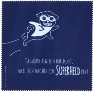 Polyclean Microfasertuch mit Motiv  "Superheld"