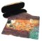 edles Hartschalen-Motivetui Gustav Klimt DER KUSS mit Microfasertuch