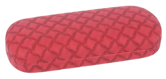 elegantes Brillenetui "Murano" in rot