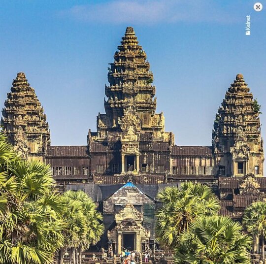 La Kelnet Microfasertuch - TEMPEL IN KAMBODSCHA