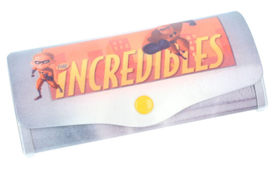 Cooles Hartschalen-Brillenetui "Die Unglaublichen" mit Druckknopf