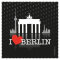 Polyclean Microfasertuch mit Motiv "I LOVE BERLIN"