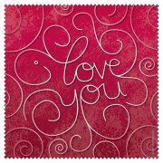 Polyclean Microfasertuch mit Motiv "Love you -...