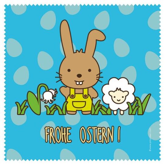 Polyclean Microfasertuch mit Motiv "Frohe Ostern"