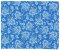 Motiv Mikrofasertuch mit PAISLEY Motiv blau