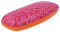 Edles Etui AMBER mit Metallscharnier in Pink/Orange