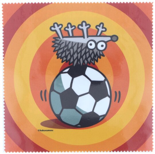 La Kelnet Microfasertuch - Comic - Igelfußball orange