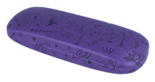 fesches Brillenetui PRETTY mit Metallscharnier in violett