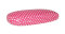 Brillenetui CLAUDIA mit mit Metallschanier - gepunktet - pink