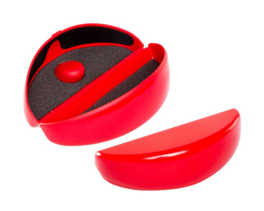 Hartschalenetui BARSCHI  für Sonnenbrillen, Sportbrillen aus Kunststoff  - Rot
