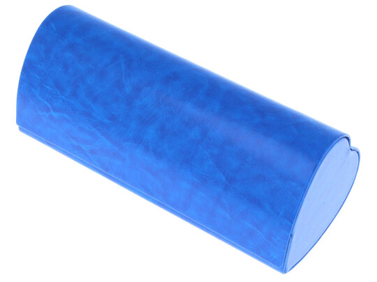 Herz-Brillenetui AMOR aus Kunstleder mit Magnetverschluss in Blau