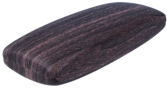 edles Hartschalen-Etui Ottawa in Holzoptik in der Farbe Mahagonie