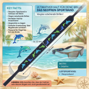 Neopren-Sportband mit Motiv - Delfin