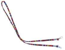 Brillenband im Ethno-Look: Flach, dünn aus Baumwolle...