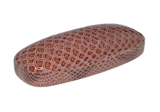 hübsches Brillenetui im Schlangenhaut-Look TESCO in braun