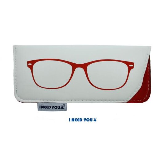 weiches Brillen-Einstecketui FASHY in rot