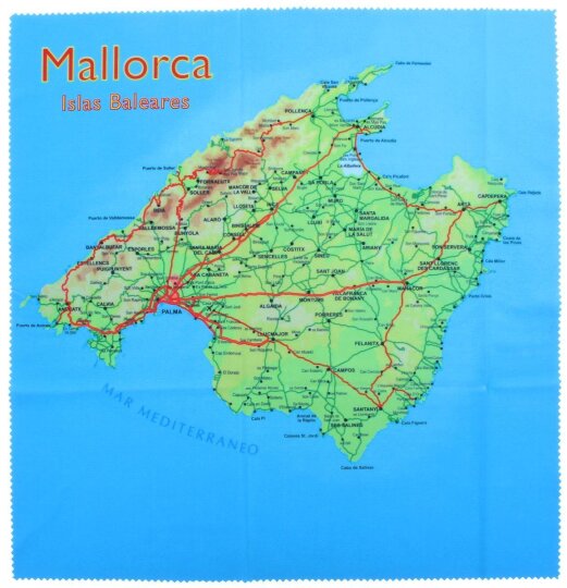 Microfasertuch zum Brille reinigen - MALLORCA