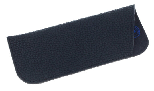 elegantes Brillen-Einstecketui in Schwarz - schwarz